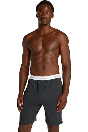 Calvin Klein Pantalone Pigiama Uomo Sleep Short Corto, Nero , L