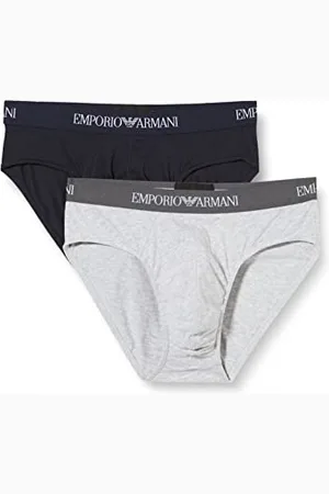 Emporio Armani Uomo 2-Pack Brief Pure Cotton Mutande, , S