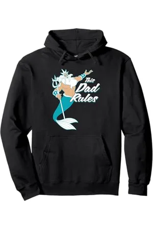 Disney The Little Mermaid King Triton Dad da uomo Felpa con Cappuccio