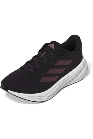 adidas Response Shoes, Scarpe da Corsa Donna, Aurora Black/Aurora Met/Wonder Orchid, 47 EU