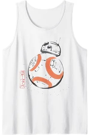 STAR WARS BB-8 Japan Sumi-e Ink Wash Painting Style Canotta