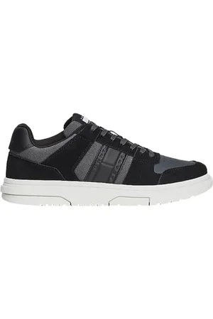Tommy Hilfiger Uomo Sneakers Brooklyn in Pelle Scamosciata, (Black), 45