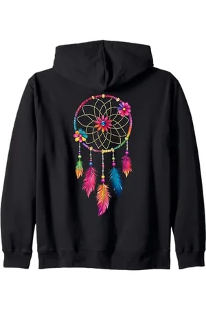 Dream Catcher Acchiappasogni Boho Felpa con Cappuccio