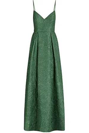 Apart Abito Lungo Jacquard Apart con Motivo Floreale Intrecciato Occasioni Speciali, , XL Donna