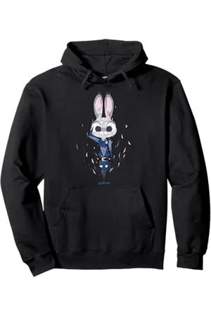 Disney Maglietta Zootopia Officer Judy Hopps Geometric Salute Felpa con Cappuccio