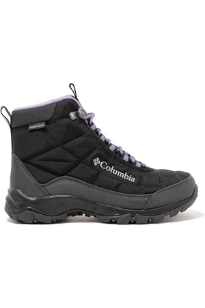 Columbia Firecamp Boot, Stivali da neve Donna, Black/Plum Purple 2022 , 39 EU