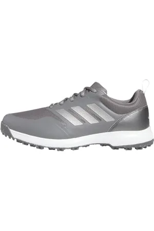adidas Tech Response SL 3.0 Wide Golf Shoes, Scarpe Uomo, Grey Four/Silver Metallic/Solar Gold, 42 2/3 EU