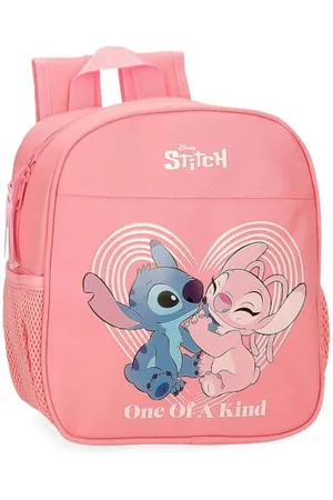 Disney Stitch Bagagli- Borsa a tracolla, Bambine e ragazze, Rosa, Taglia unica
