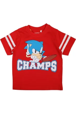 Disney T-Shirt a Maniche Corte per Ragazzi Sonic, , 3 Anni Unisex Kids