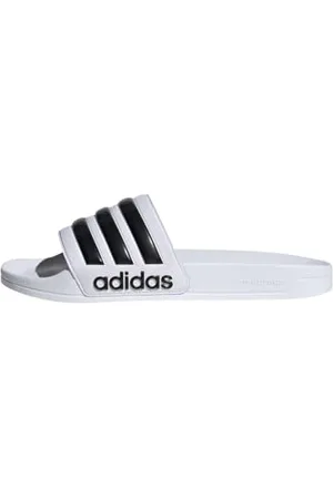 adidas Adilette Shower Slides, Infradito Unisex-Adulto, Ftwr White Core Black Ftwr White, 48.5 EU