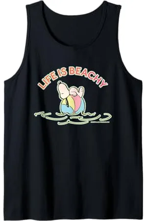 Peanuts Snoopy Gifts Beachy Life Summer Beach Vibes Vibes Vintage Retrò Canotta