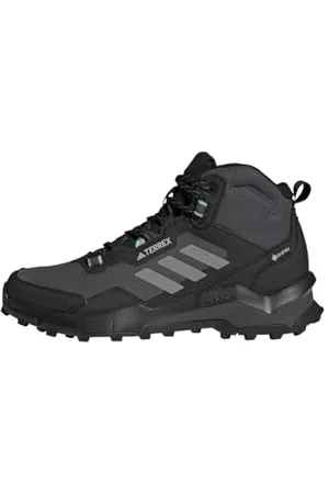 adidas Terrex AX4 Mid Gore-Tex Hiking Shoes, Scarpe da Trekking Donna, Core Black/Grey Three/Mint TON, 37 1/3 EU
