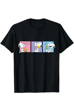 Peanuts Snoopy Friends, Cuddle, Fun Maglietta