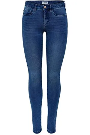 ONLY Royal Reg Skinny Jeans Noos Skinny Donna, Blu , 32 Small