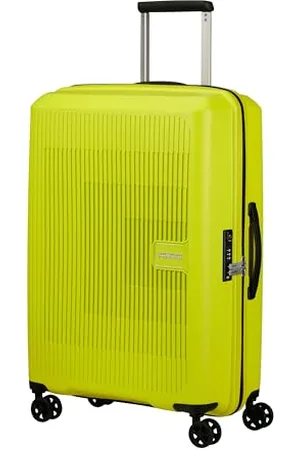 American Tourister Aerostep - Spinner M, Valigia Espandibile, 67 cm, 66.5/72.5 L, (Light Lime)