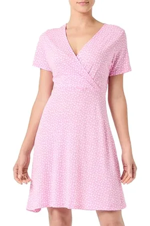 Pieces® Pcsienna SS Dress Noos BC Vestito, Lavanda Pastello/AOP: Fiore, S Donna