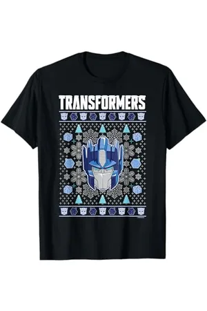 TRANSFORMERS Evergreen Christmas Optimus Ugly Sweater Maglietta