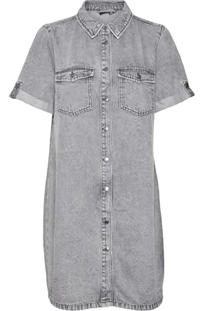 VERO MODA Vmjennie SS Short Dress Mix Noos Vestito, , S Donna