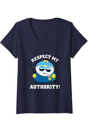 South Park Donna Cartman, agente di Maglietta con Collo a V