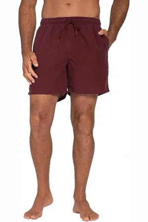 JAY-PI JP 1880 Costume da Bagno a Pantaloncino, da Spiaggia, con Elastico in Vita, Look Vintage Bermuda, , 7XL Uomo