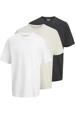 JJ Jrebrocky Tee SS Crew Neck 3 Pack MP, , XL (Pacco da 3) Uomo