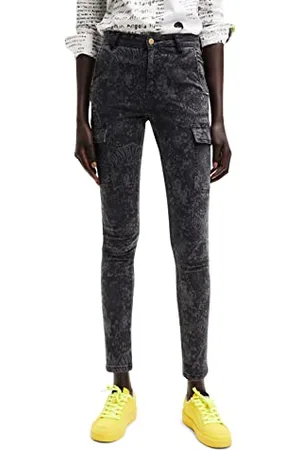 Desigual Denim_Fabiola, 2000 Black Jeans, 34 da Donna