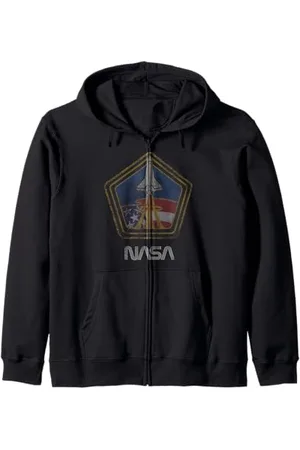 Nasa Razzo In Pentagono Icona Felpa con Cappuccio