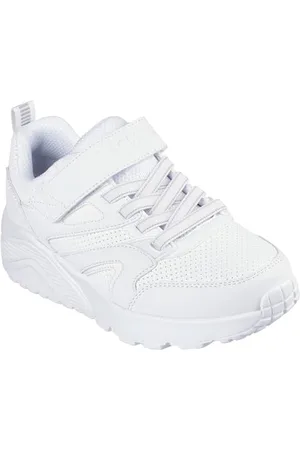 Skechers Uno Lite, Scarpe da Ginnastica, White, 21 EU