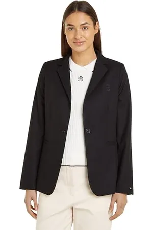 Tommy Hilfiger SMD Core Regular SB Blazer WW0WW39977 Giacche Sportive, Nero , 44 Donna