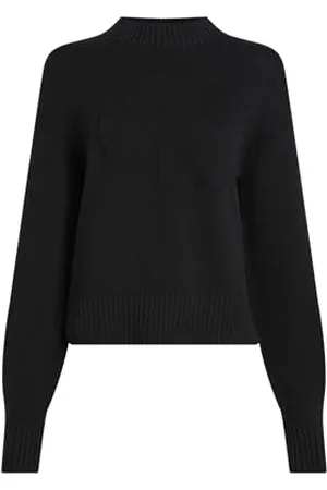 Calvin Klein Jeans Donna CK INTARSIA LOOSE SWEATER J20J224224, Black (CK Black), L