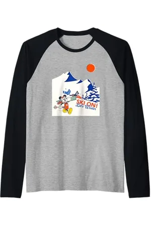 Disney Mickey Mouse Winter Sports Ski On Let