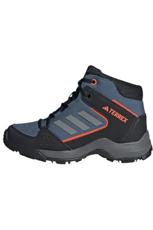adidas Terrex Hyperhiker Mid Hiking Shoes, Scarpe da Trekking, Wonder Steel/Grey/Impact Orange, 36 2/3 EU