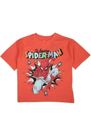 Disney T-Shirt a Maniche Corte per Ragazzi Spiderman, , 8 Anni Unisex Kids