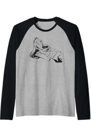 Disney Maglietta Sleeping Beauty Princess Aurora Dream Maglia con Maniche Raglan