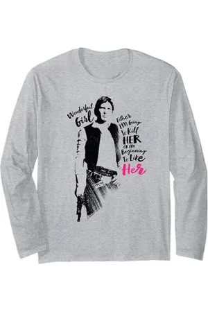 STAR WARS Han Solo Ragazza meravigliosa Maglia a Manica