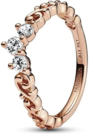 PANDORA Moments 182232C01-52 Anello Tiara Reale