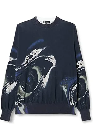 G-Star Donna Printed XXL Jumper, (salute D22863-B146-C742), M
