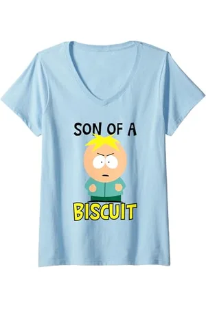 South Park Donna FIGLIO DI UN BISCOTTO Maglietta con Collo a V