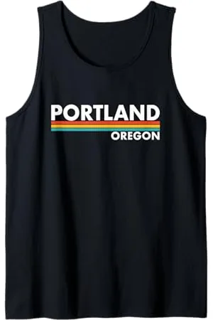 Graphic Club Inc. Portland - Oregon - Vintage / Retro Stripes - Classic Canotta