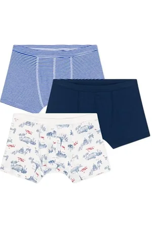 Petit Bateau A0dkm Boxer, , 10 Anni (Pacco da 3) Bambino