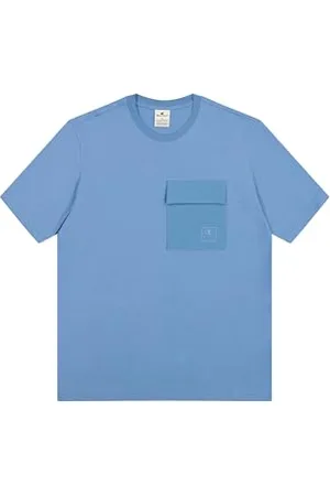 Champion Legacy C-Tech (220407) -Pocket SS Crewneck T-Shirt, (CBU), L Uomo