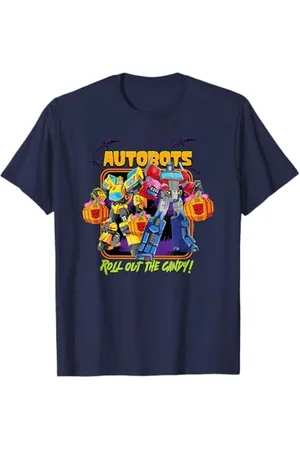 TRANSFORMERS Evergreen Halloween Autobots Roll Out The Candy Maglietta
