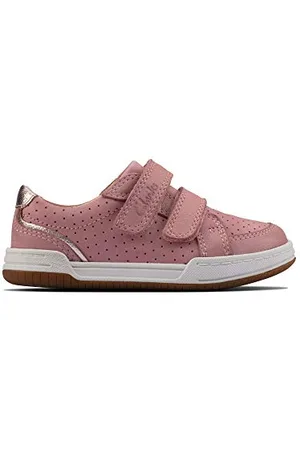 Clarks Fawn Solo T, Scarpe da Ginnastica Bambine e ragazze, Rosa (Light Pink Lea), 25 EU