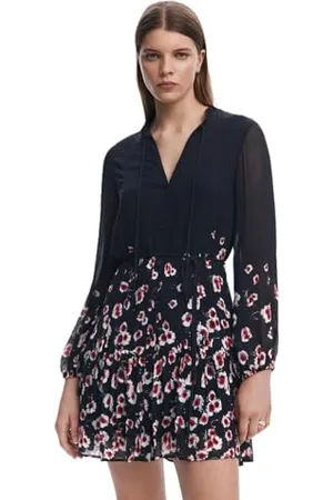 Desigual Vest_basilea Vestito Casual, , L Donna
