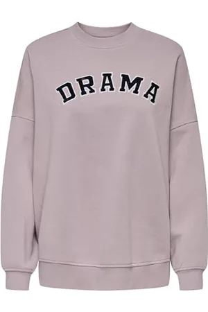 ONLY Velour O-Neck Swt Onlkaitlyn L/S-Girocollo in Velluto, Viola Ghiaccio, XS Donna