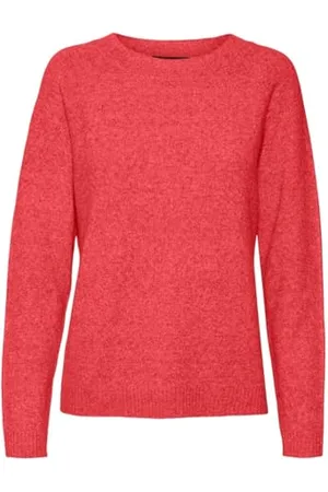 VERO MODA Vmdoffy LS O-Neck Blouse Ga Noos Maglione Lavorato a Maglia, , XXL Donna