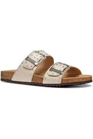 Geox D BRIONIA R I, Sandalo Piatto Donna, , 35 EU