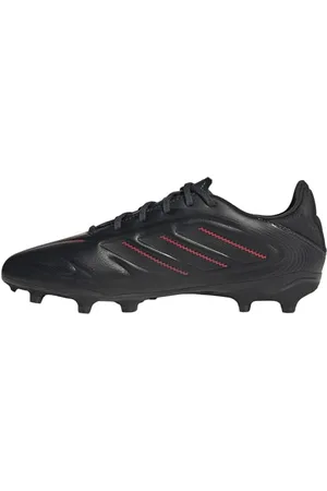 adidas Copa Pure III League FG/MG Football Boots Kids, Scarpe da Calcio Unisex-Adulto, Core Black/Carbon/Lucid Red, 36 2/3 EU