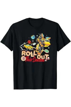 TRANSFORMERS Evergreen Christmas Roll Out Season Bumblebee Maglietta