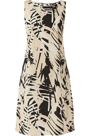 Comma, 2148520 Vestito, Nero, 44 Donna